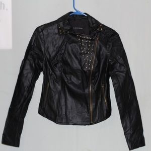 Faux leather Rock Republic studded jacket Small